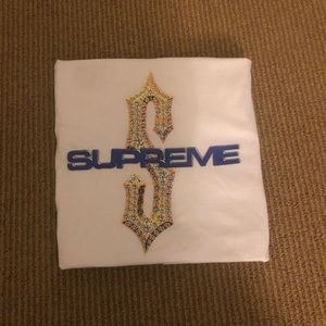 White Supreme Diamonds Tee
